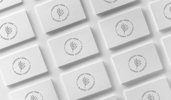 Business-Cards-CottonWhite-HarmonyHerb_PMScolorLR